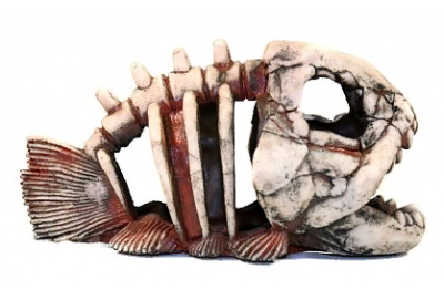 DEKSI Грот Скелет рыбы 22х11х14 см